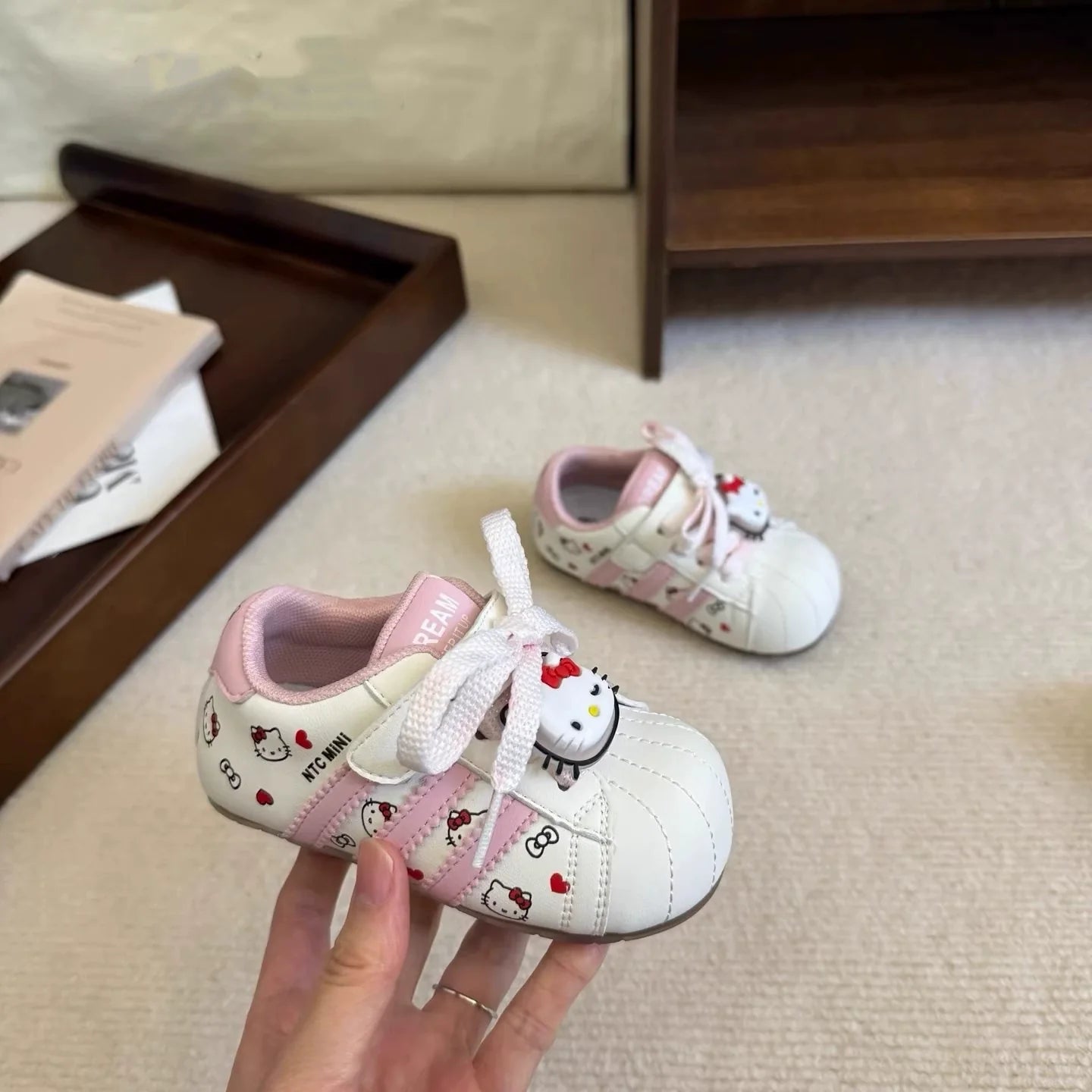 Tênis Infantil Cadarçinho Gatinho