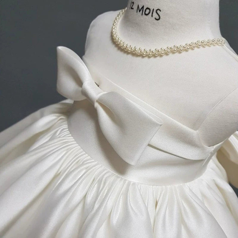 Vestido de Festa Branco Lacinhos