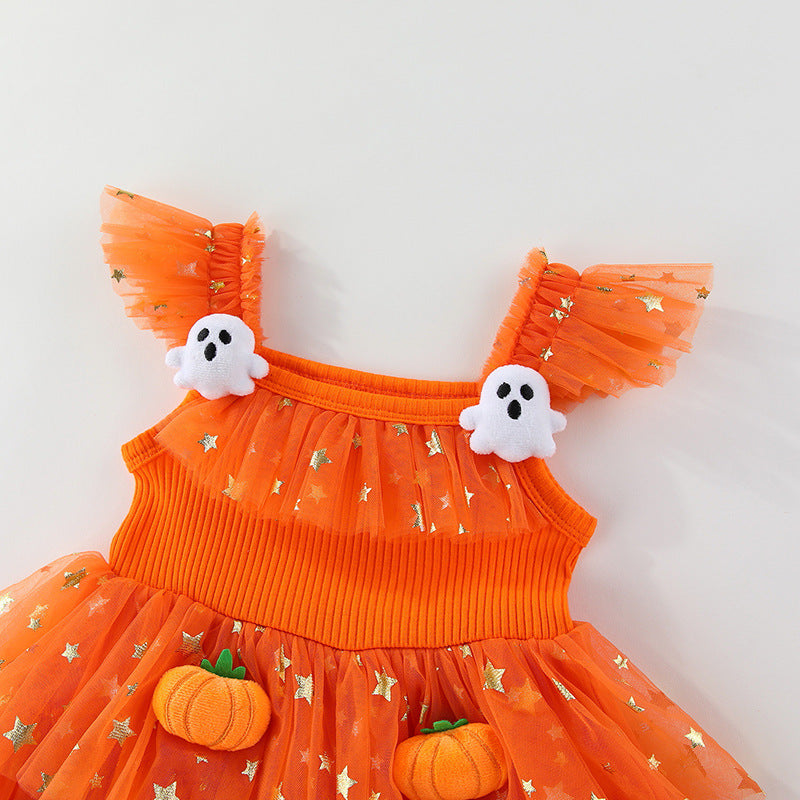 Vestido Infantil Helloween