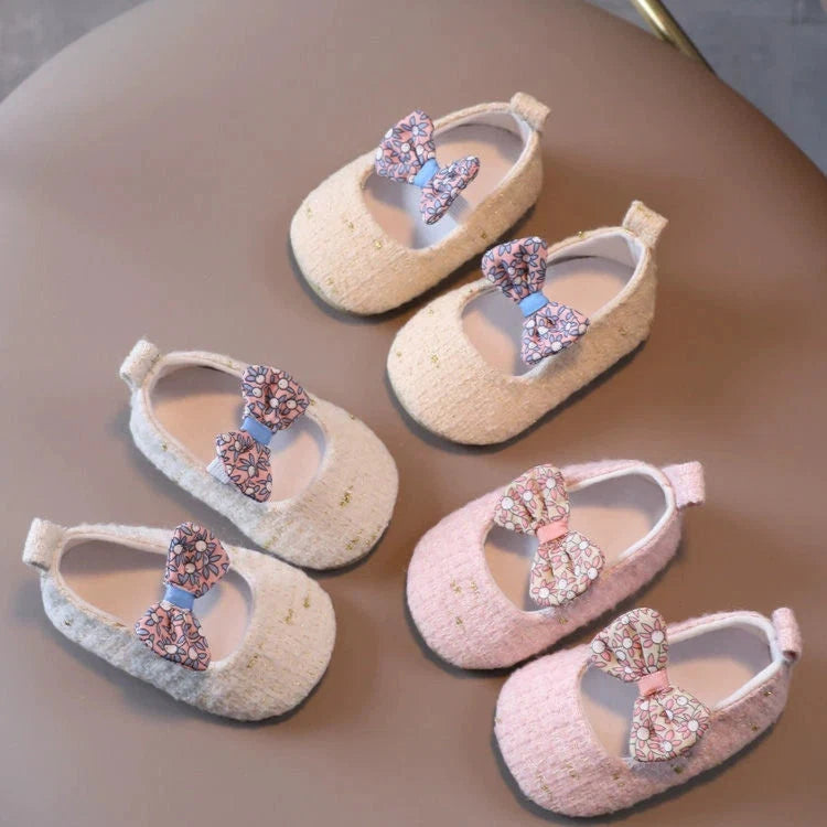 Sapato Infantil  Tweed Lacinho