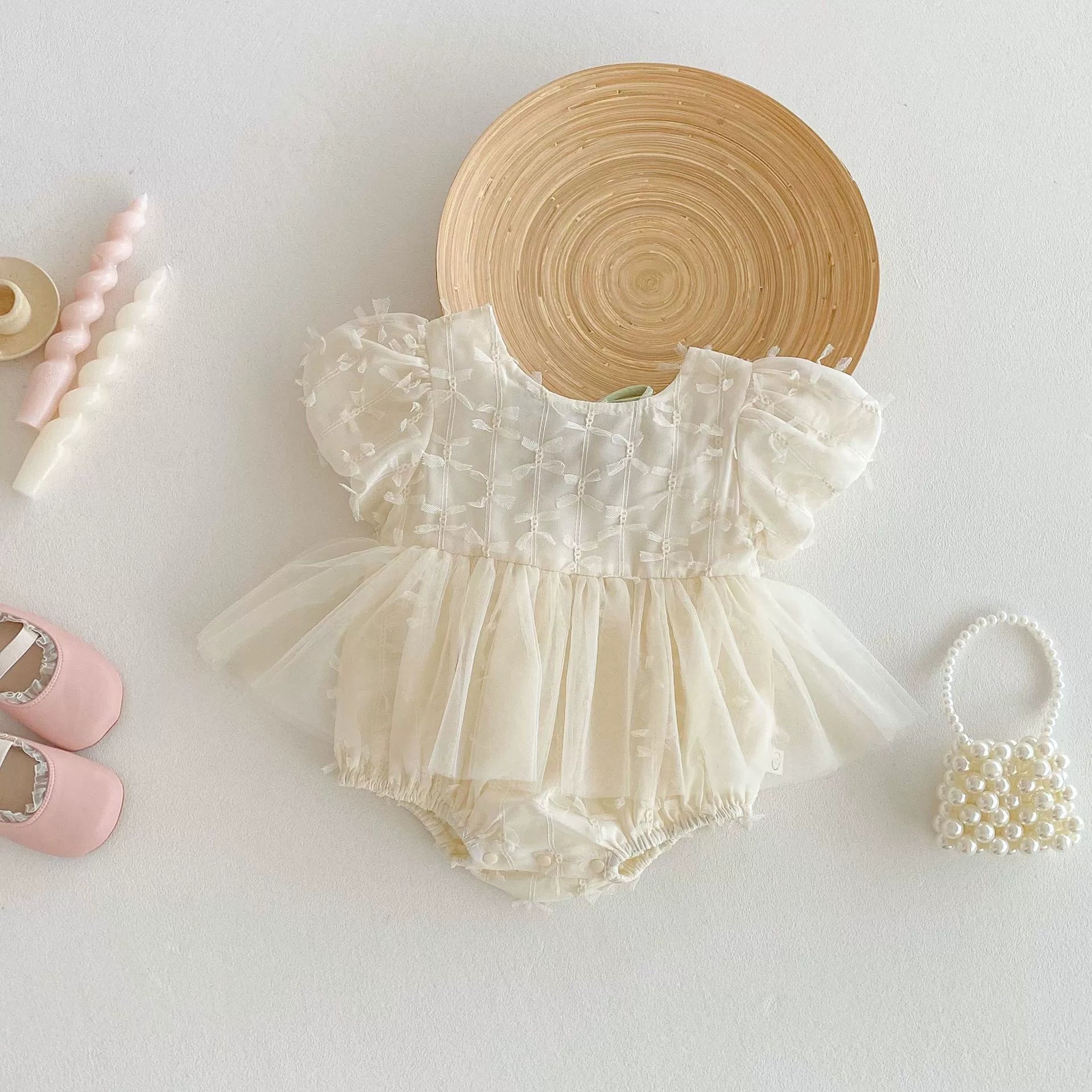Body Infantil Feminino Lacinho Tulipa