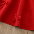 Vestido Infantil Inverno com Laços