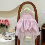 Vestido De Festa Infantil Rosa Fadinha