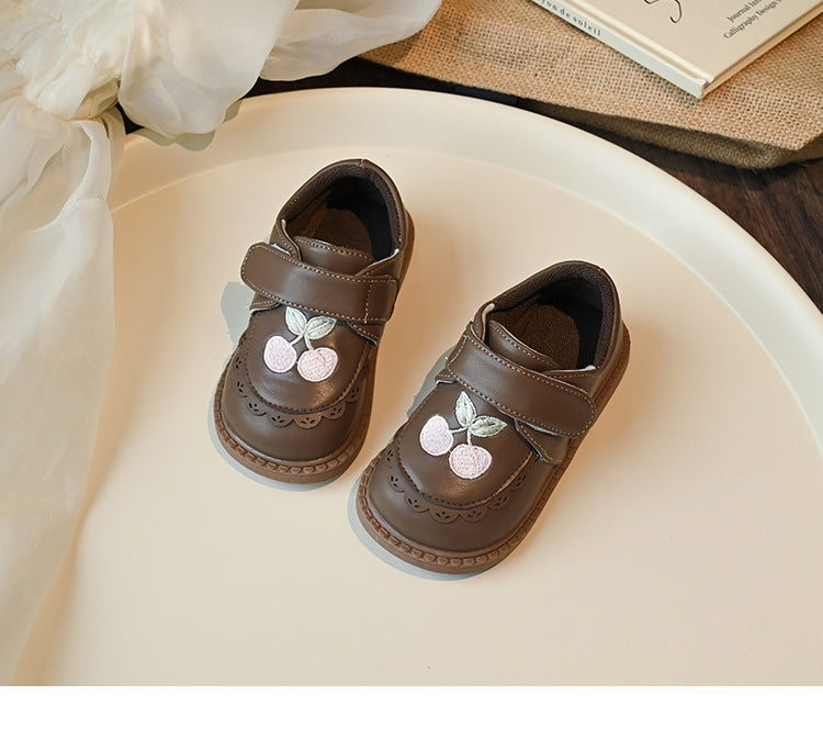 Sapato Infantil Cerejinhas com Velcro