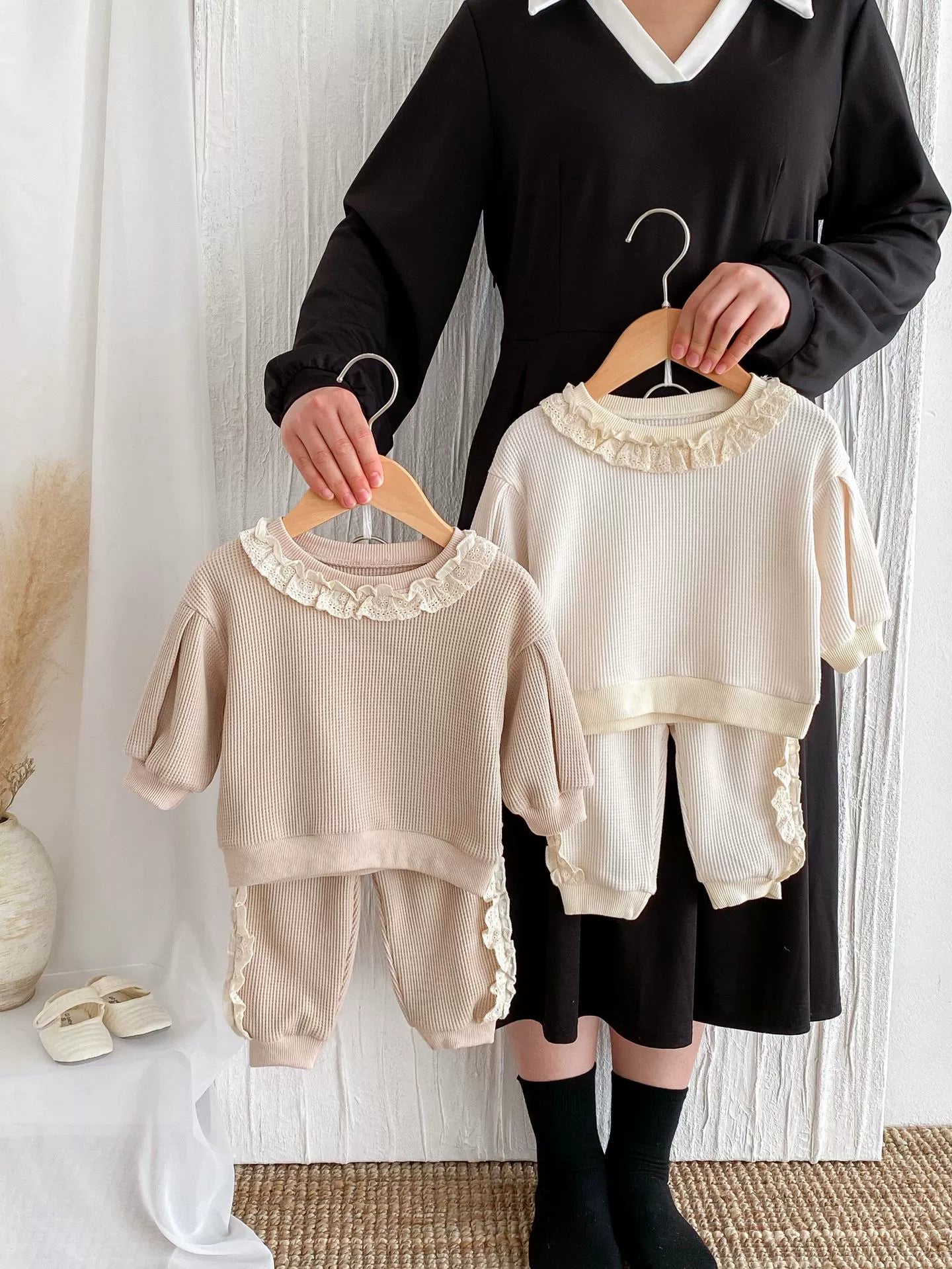 Conjunto Infantil Feminino com Rendinha