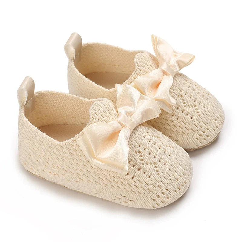 Sapato Infantil Tricô Lacinho
