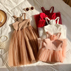 Vestido Infantil Flor com Tule