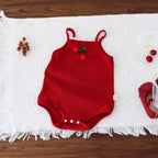 Body Infantil Vermelho Cerejinha