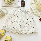 Conjunto Infantil Feminino Bolinhas e Pérolas