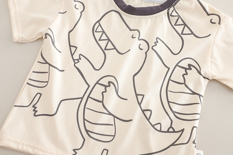 Conjunto Infantil Verão Masculino Dinossauros