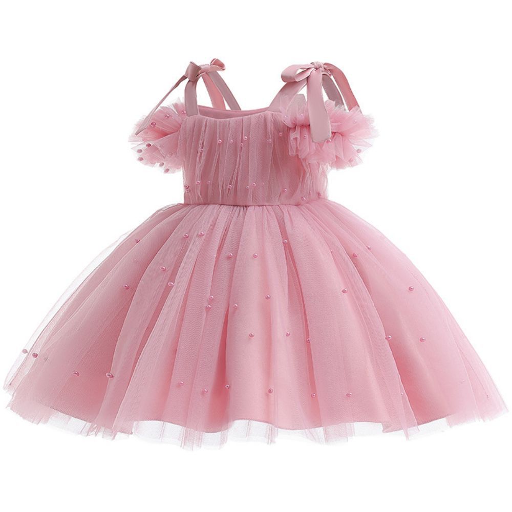 Vestido de Festa Infantil Pérolas