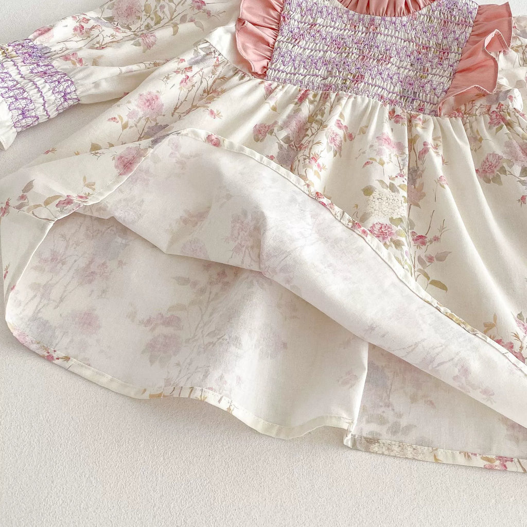 Vestido Infantil Babadinho Flores