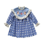 Vestido Infantil Corações Ursinhos