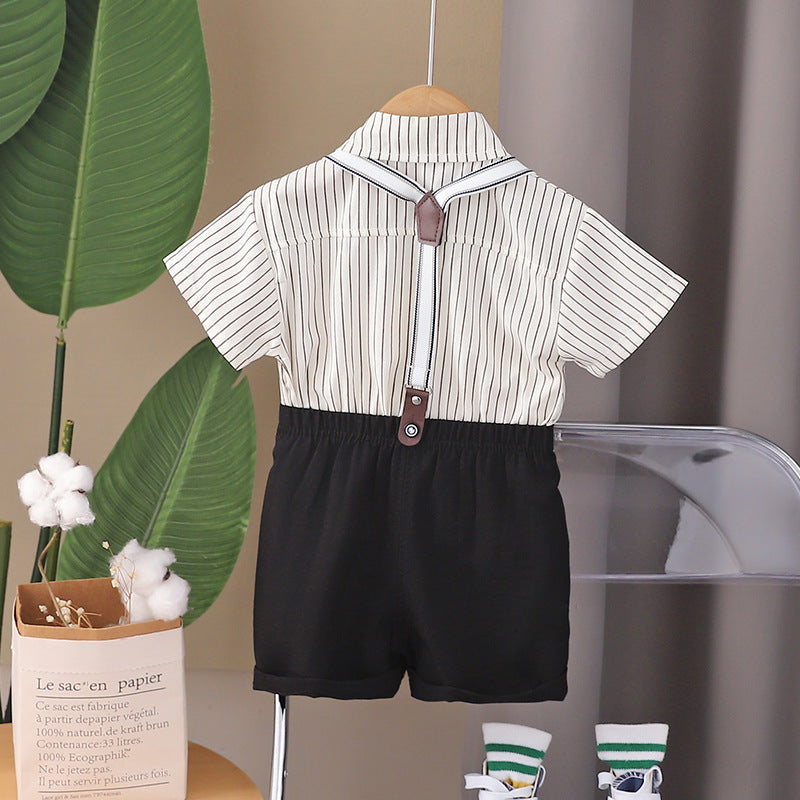 Conjunto Infantil Lístras Suspensório