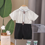Conjunto Infantil Lístras Suspensório