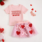 Conjunto Infantil Feminino Love Tule