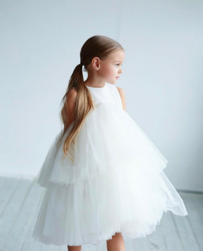 Vestido Infantil Camadas de Tule