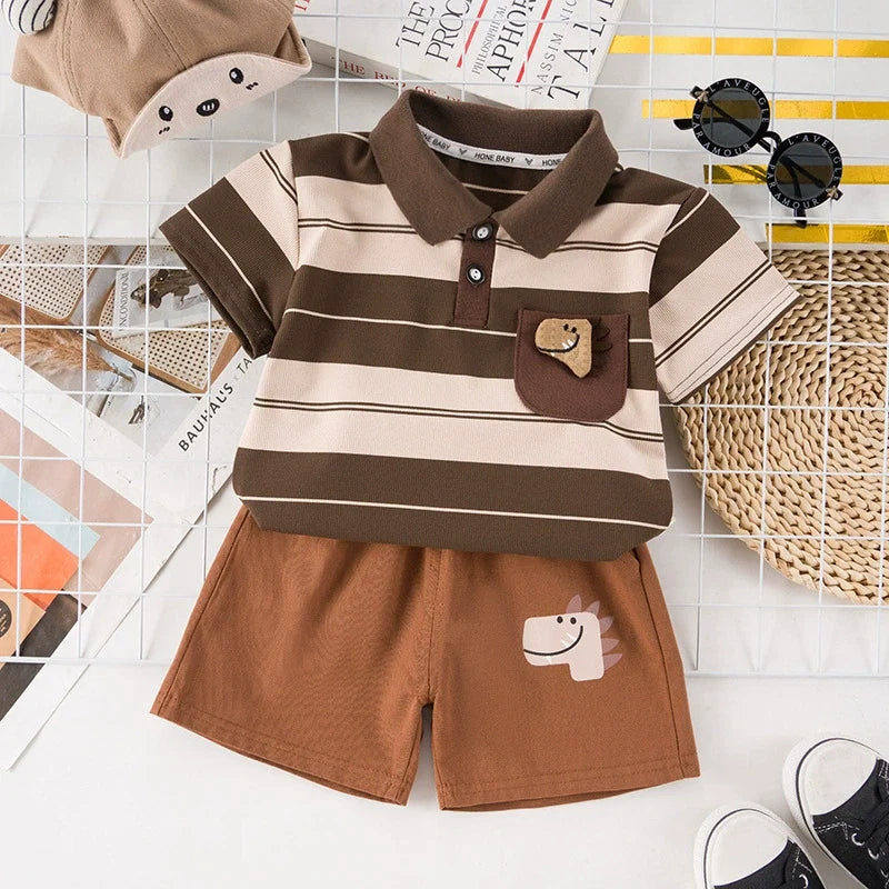 Conjunto Infantil Masculino Dino Lístras