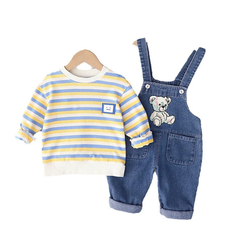 Conjunto Infantil Lístras e Jeans
