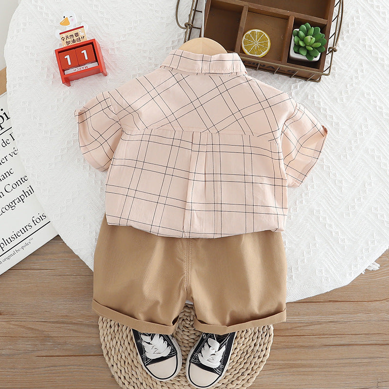 Conjunto Infantil Masculino Bolso Ursinho