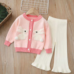 Conjunto Infantil de Tricô Coelhinho