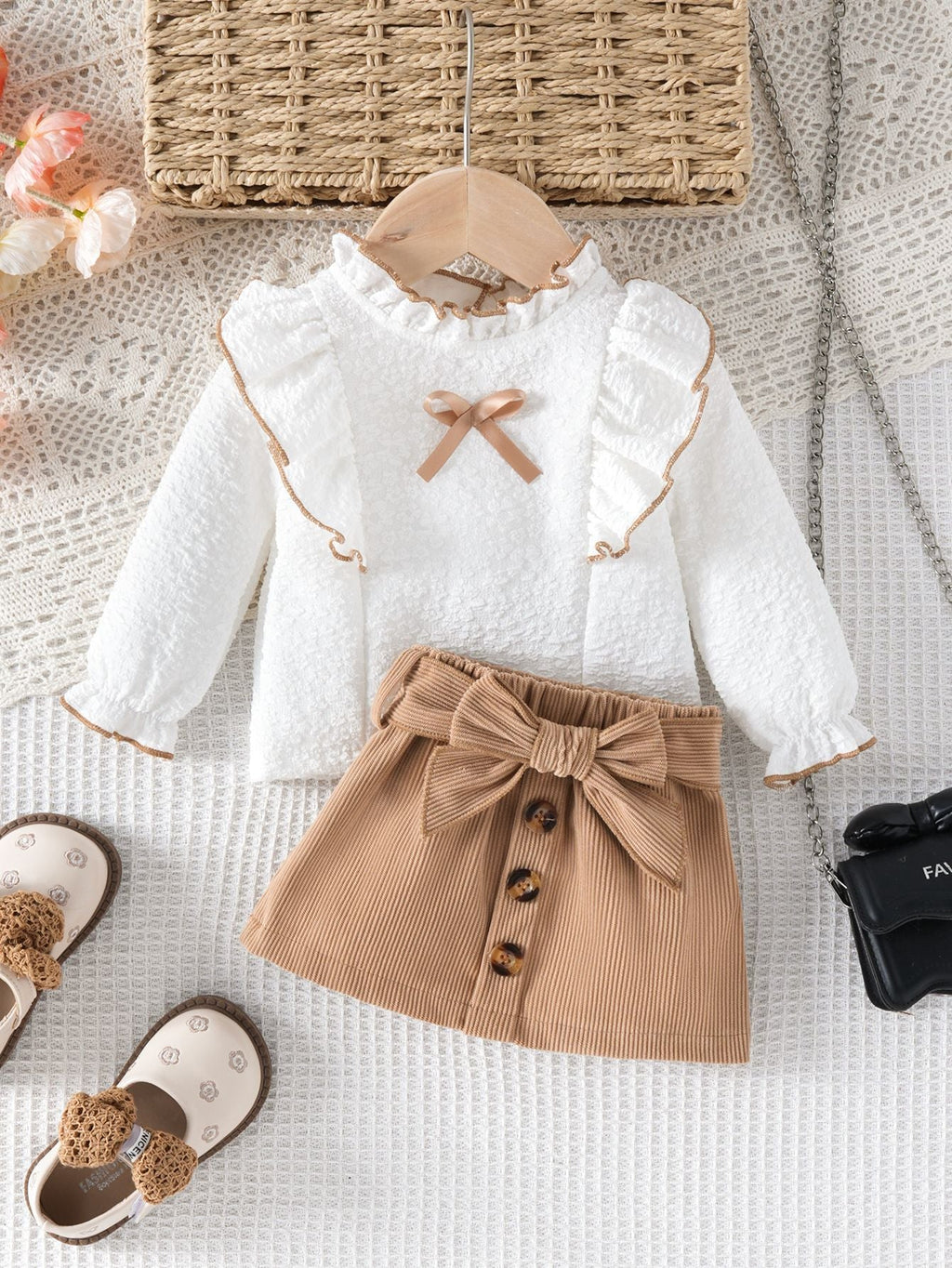 Conjunto Infantil Feminino Lacinho