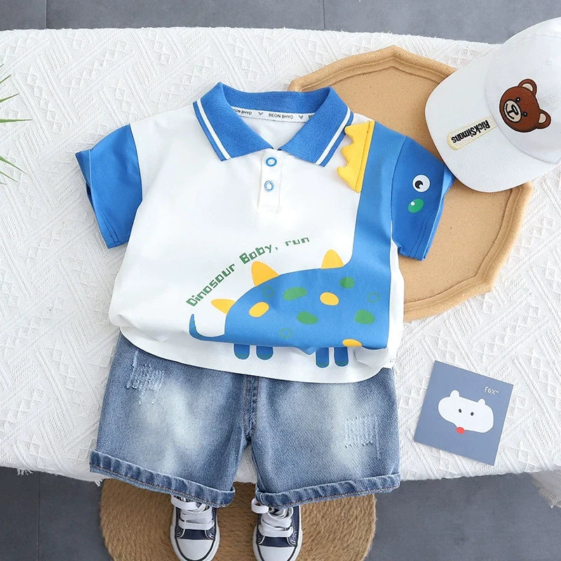Conjunto Infantil Verão Dinossauro