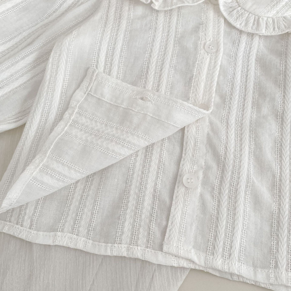 Vestido Infantil + Blusa Branca Golinha