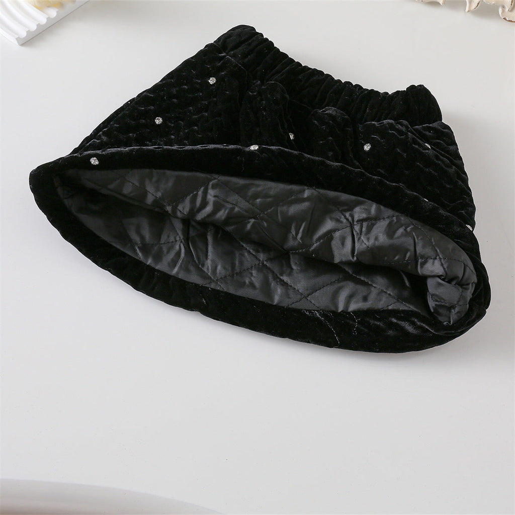 Conjunto Infantil Feminino Preto Pérolas
