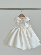 Vestido Infantil de Festa Gola Lacinho