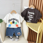 Conjunto Infantil Masculino Estrelas e Jeans