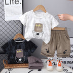Conjunto Infantil Ursinho Bolsinhos