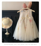 Vestido Infantil Floral Lacinhos