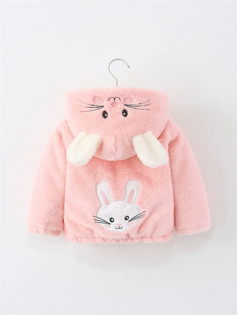 Casaco Infantil Plush Coelhinhos