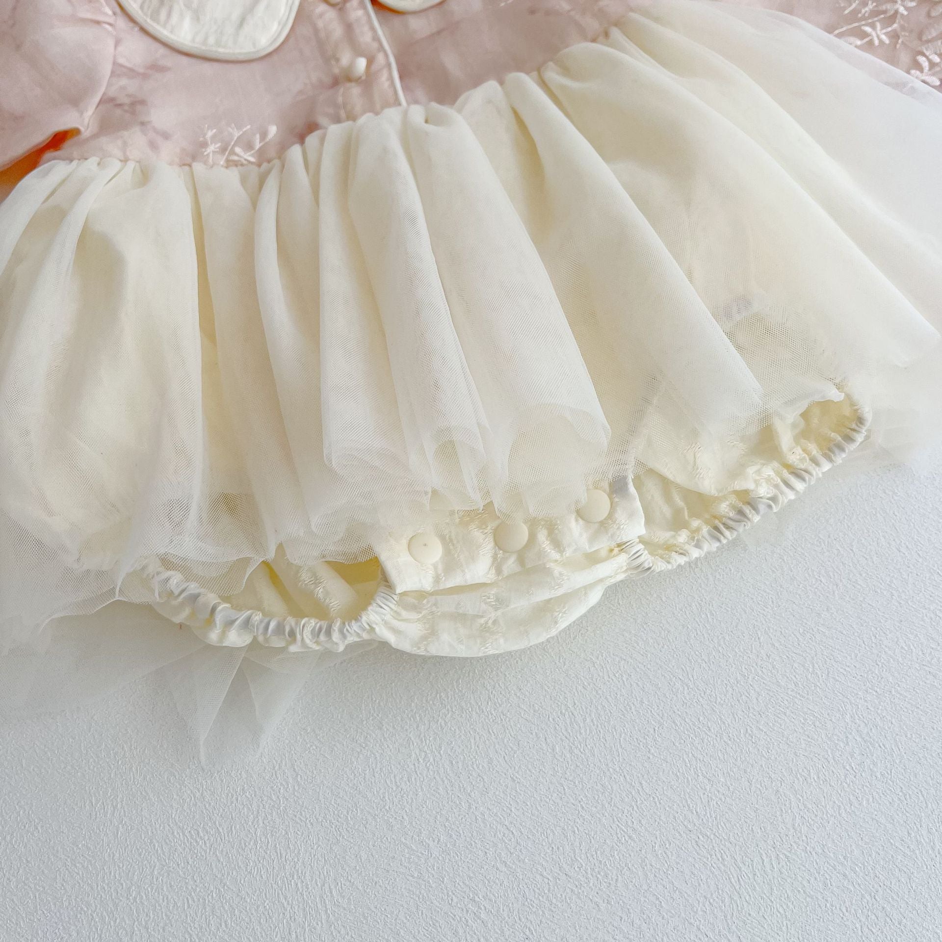 Body Infantil Feminino Floral eTule