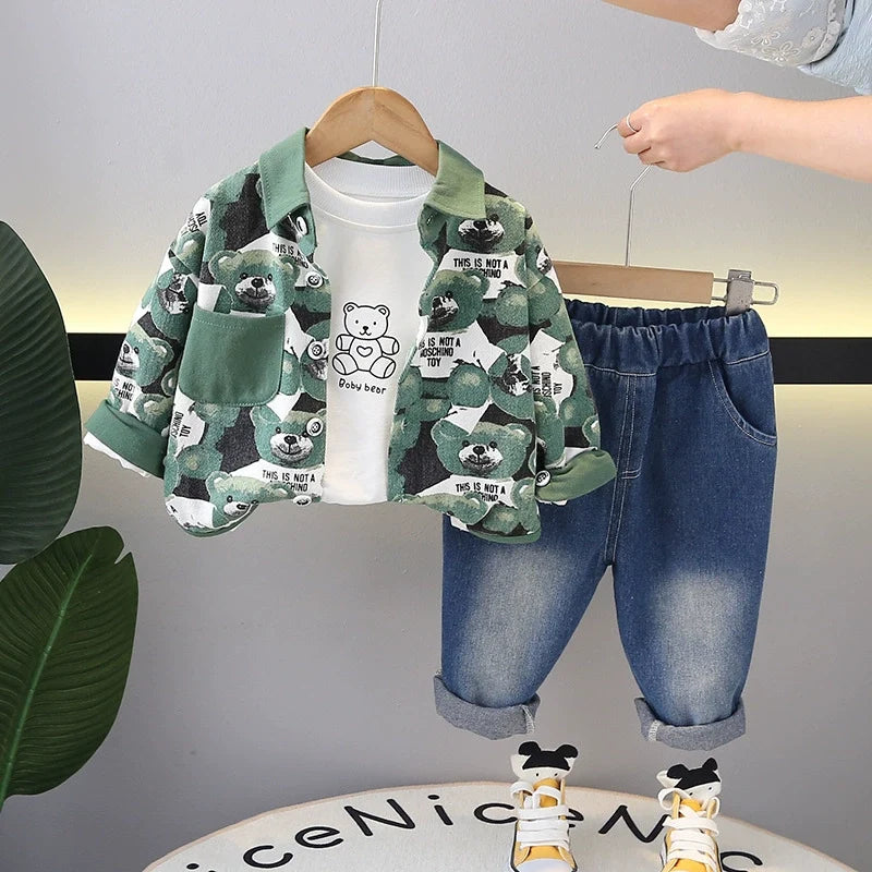 Conjunto Infantil 3 Peças Ursinho