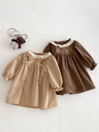 Vestido Infantil Bordadinho Florzinhas