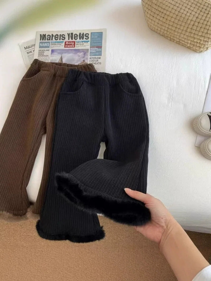 Calça Infantil Inverno Barra de Plush