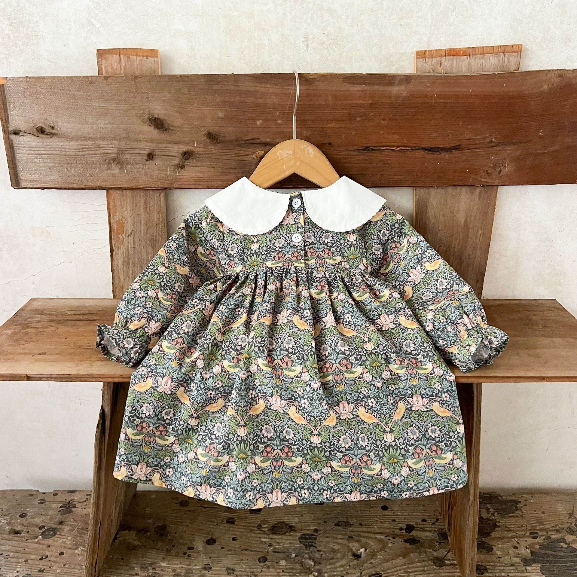 Vestido Infantil Floral Golinha