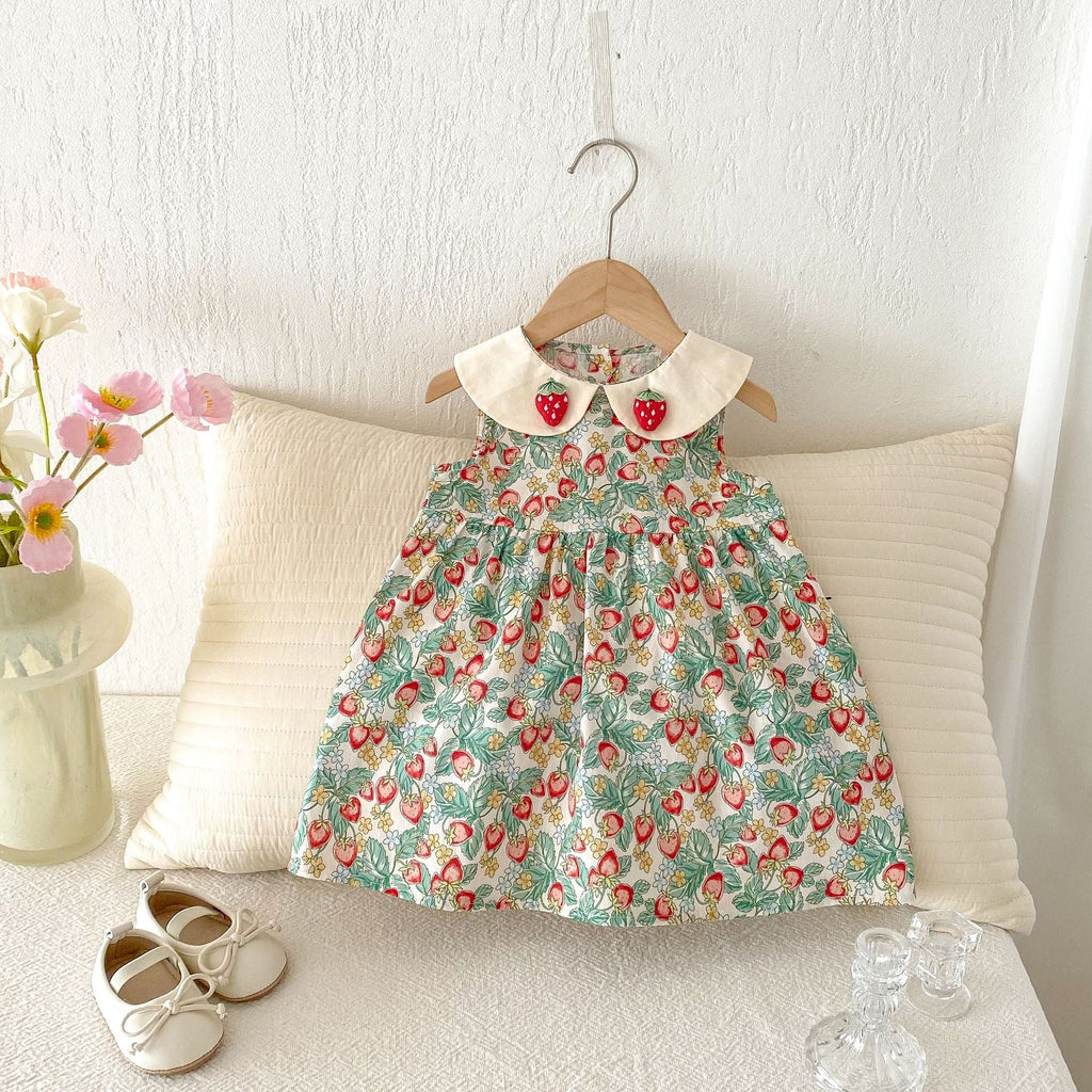 Vestido Infantil Moranguinhos