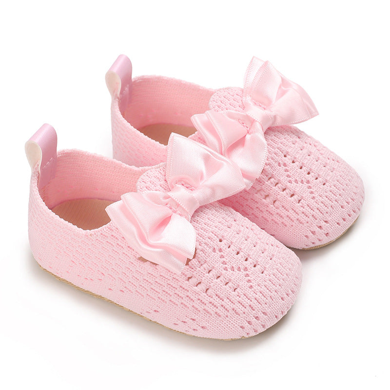 Sapato Infantil Tricô Lacinho