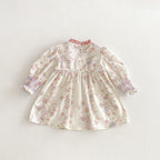 Vestido Infantil Babadinho Flores