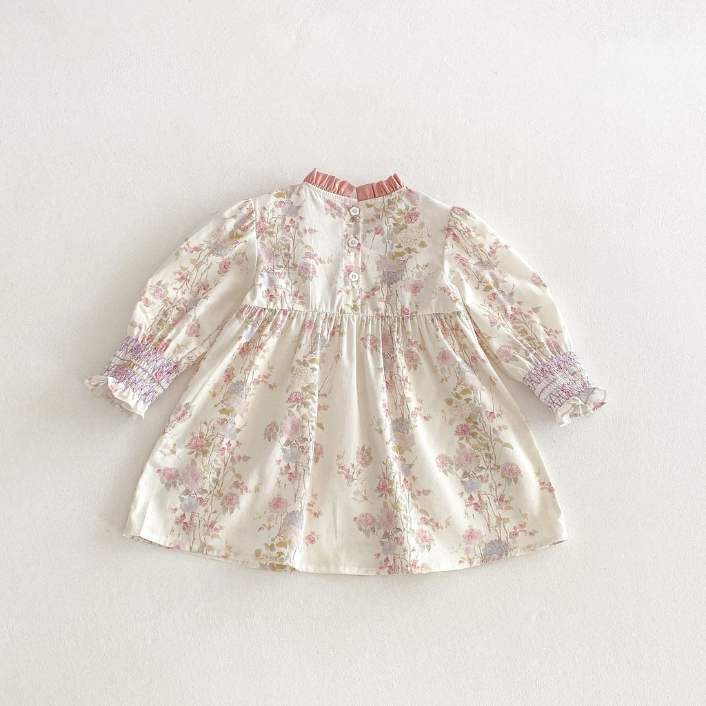 Vestido Infantil Rosa Florzinhas