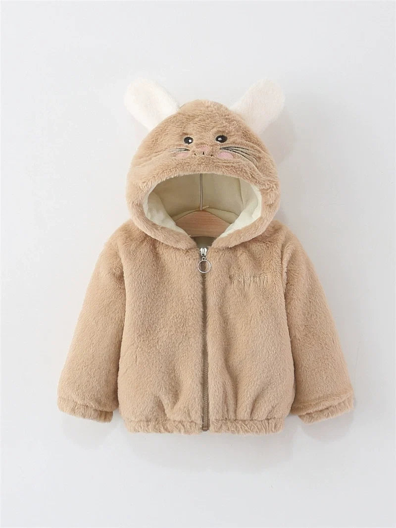 Casaco Infantil Plush Coelhinhos
