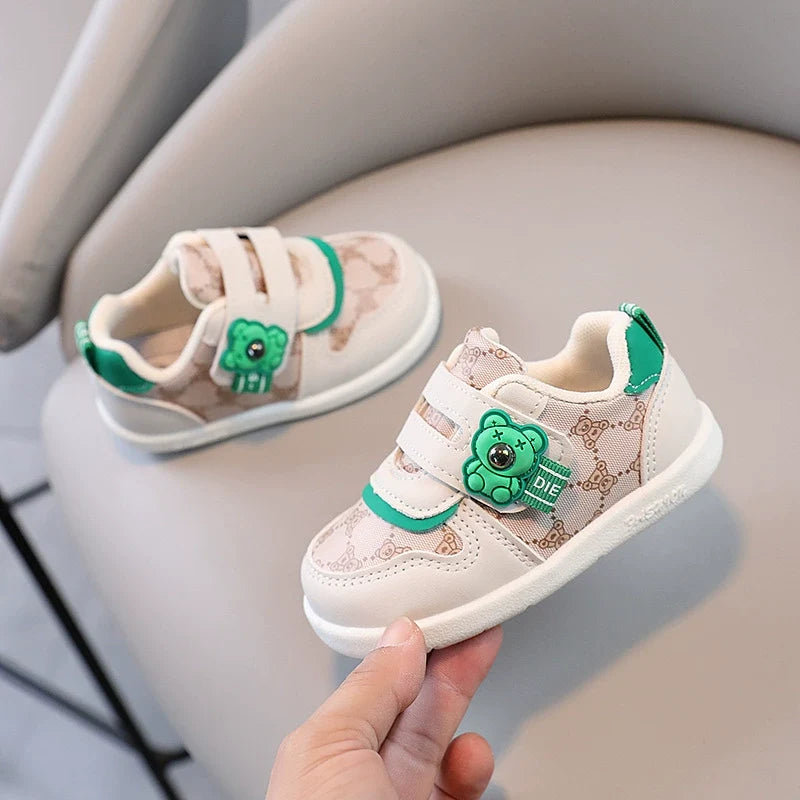 Tênis Infantil Ursinho com Velcro