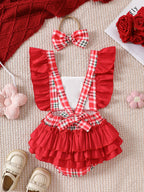 Body Infantil Xadrez Biscoitinho