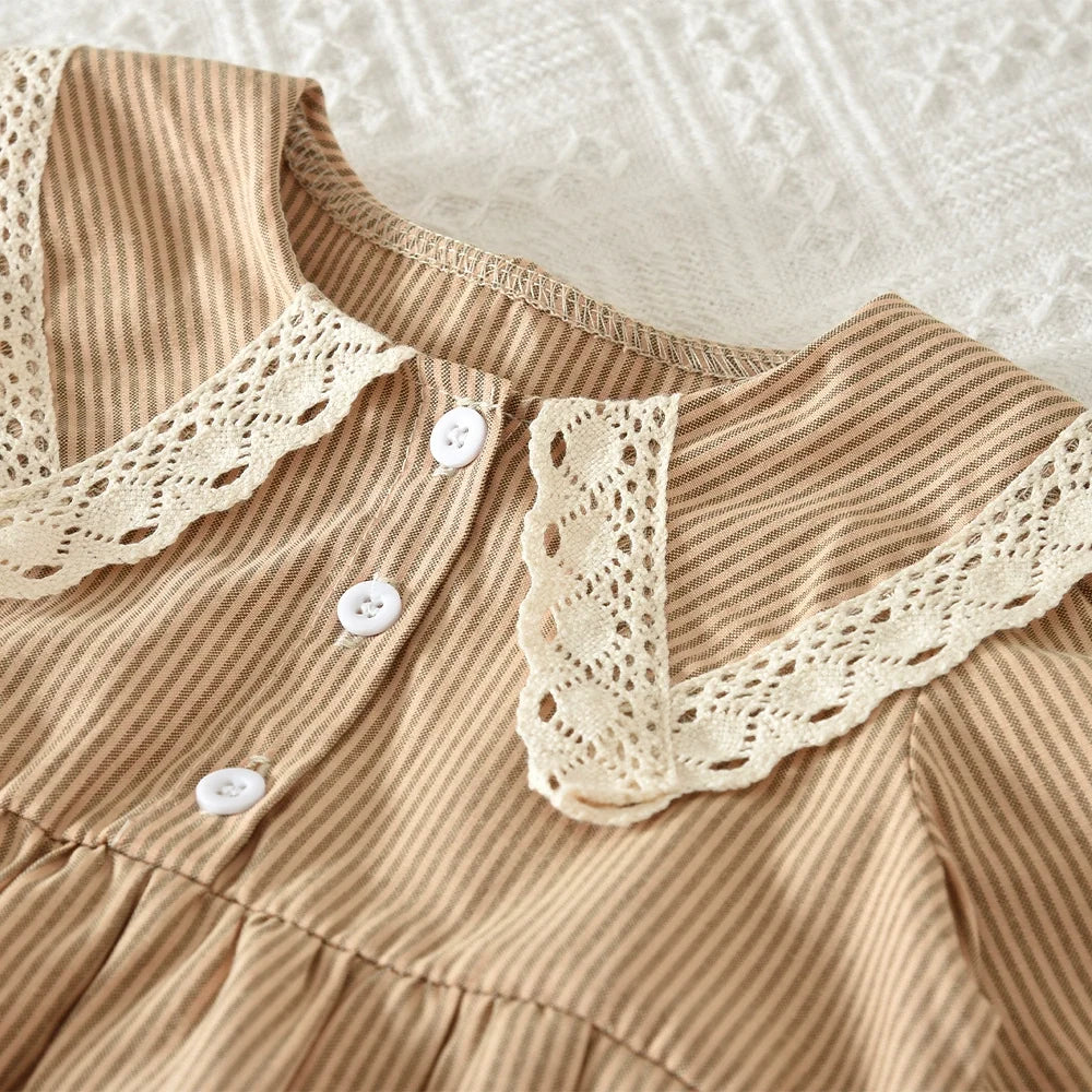 Body Infantil Feminino Lístras Botões