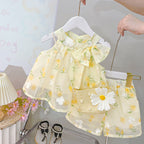 Conjunto Infantil Feminino Floral
