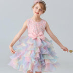 Vestido Infantil Camadas Colors