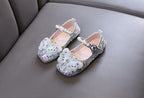 Sapato Infantil Feminino Strass Borboleta